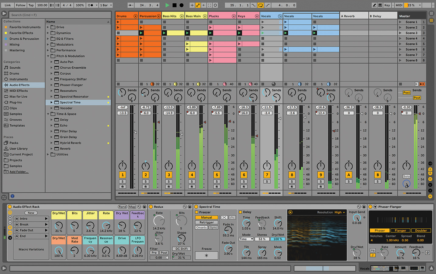 Ableton Live DAW Interface